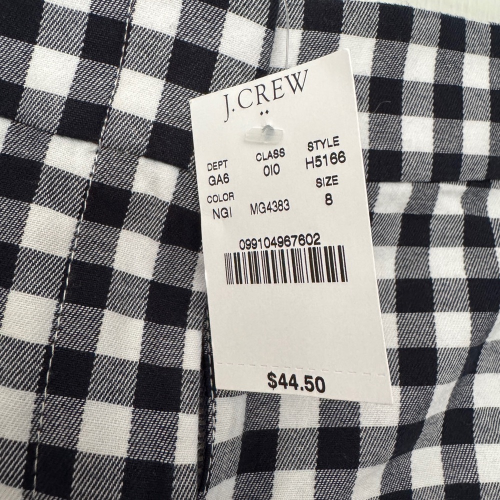 J.Crew 5in Gingham Chino Shorts - Picture 4 of 4